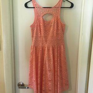 Small light coral dress